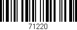 Código de barras (EAN, GTIN, SKU, ISBN): '71220'
