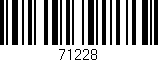 Código de barras (EAN, GTIN, SKU, ISBN): '71228'