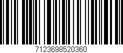 Código de barras (EAN, GTIN, SKU, ISBN): '7123698520360'