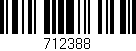 Código de barras (EAN, GTIN, SKU, ISBN): '712388'