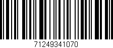 Código de barras (EAN, GTIN, SKU, ISBN): '71249341070'