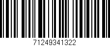 Código de barras (EAN, GTIN, SKU, ISBN): '71249341322'