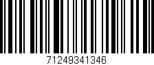 Código de barras (EAN, GTIN, SKU, ISBN): '71249341346'