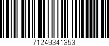 Código de barras (EAN, GTIN, SKU, ISBN): '71249341353'
