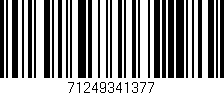 Código de barras (EAN, GTIN, SKU, ISBN): '71249341377'