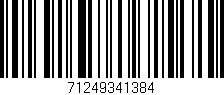 Código de barras (EAN, GTIN, SKU, ISBN): '71249341384'