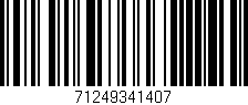 Código de barras (EAN, GTIN, SKU, ISBN): '71249341407'