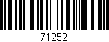 Código de barras (EAN, GTIN, SKU, ISBN): '71252'