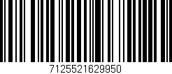 Código de barras (EAN, GTIN, SKU, ISBN): '7125521629950'