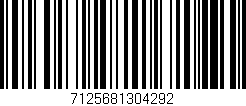 Código de barras (EAN, GTIN, SKU, ISBN): '7125681304292'
