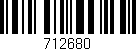 Código de barras (EAN, GTIN, SKU, ISBN): '712680'