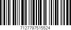 Código de barras (EAN, GTIN, SKU, ISBN): '7127797515524'