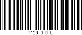 Código de barras (EAN, GTIN, SKU, ISBN): '7128_0_0_U'