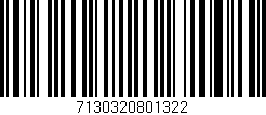 Código de barras (EAN, GTIN, SKU, ISBN): '7130320801322'