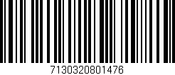 Código de barras (EAN, GTIN, SKU, ISBN): '7130320801476'