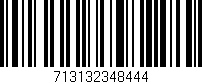 Código de barras (EAN, GTIN, SKU, ISBN): '713132348444'
