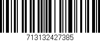 Código de barras (EAN, GTIN, SKU, ISBN): '713132427385'