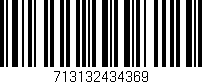 Código de barras (EAN, GTIN, SKU, ISBN): '713132434369'