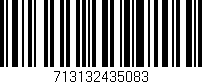 Código de barras (EAN, GTIN, SKU, ISBN): '713132435083'