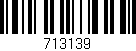 Código de barras (EAN, GTIN, SKU, ISBN): '713139'