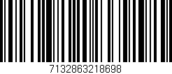 Código de barras (EAN, GTIN, SKU, ISBN): '7132863218698'