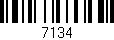 Código de barras (EAN, GTIN, SKU, ISBN): '7134'