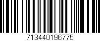 Código de barras (EAN, GTIN, SKU, ISBN): '713440196775'