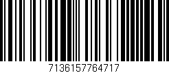 Código de barras (EAN, GTIN, SKU, ISBN): '7136157764717'