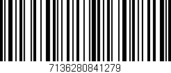 Código de barras (EAN, GTIN, SKU, ISBN): '7136280841279'