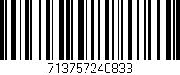 Código de barras (EAN, GTIN, SKU, ISBN): '713757240833'