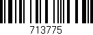 Código de barras (EAN, GTIN, SKU, ISBN): '713775'