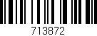 Código de barras (EAN, GTIN, SKU, ISBN): '713872'