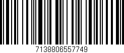 Código de barras (EAN, GTIN, SKU, ISBN): '7138806557749'