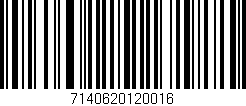 Código de barras (EAN, GTIN, SKU, ISBN): '7140620120016'