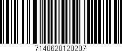Código de barras (EAN, GTIN, SKU, ISBN): '7140620120207'