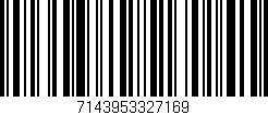Código de barras (EAN, GTIN, SKU, ISBN): '7143953327169'