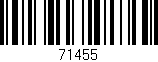 Código de barras (EAN, GTIN, SKU, ISBN): '71455'