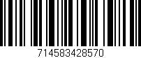 Código de barras (EAN, GTIN, SKU, ISBN): '714583428570'