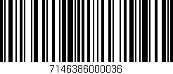 Código de barras (EAN, GTIN, SKU, ISBN): '7146386000036'