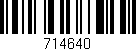 Código de barras (EAN, GTIN, SKU, ISBN): '714640'