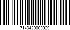 Código de barras (EAN, GTIN, SKU, ISBN): '7146423000029'