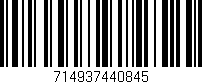 Código de barras (EAN, GTIN, SKU, ISBN): '714937440845'