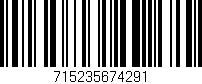 Código de barras (EAN, GTIN, SKU, ISBN): '715235674291'