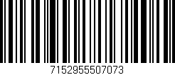 Código de barras (EAN, GTIN, SKU, ISBN): '7152955507073'