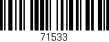 Código de barras (EAN, GTIN, SKU, ISBN): '71533'