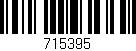 Código de barras (EAN, GTIN, SKU, ISBN): '715395'