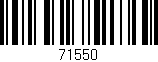 Código de barras (EAN, GTIN, SKU, ISBN): '71550'