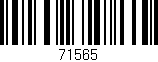 Código de barras (EAN, GTIN, SKU, ISBN): '71565'