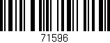 Código de barras (EAN, GTIN, SKU, ISBN): '71596'