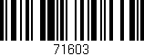 Código de barras (EAN, GTIN, SKU, ISBN): '71603'
